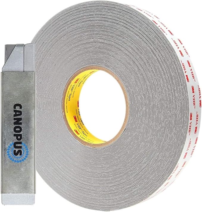 CANOPUS 3M Double Sided Tape Waterproof (12.7 mm x 4.5 m) LongTerm