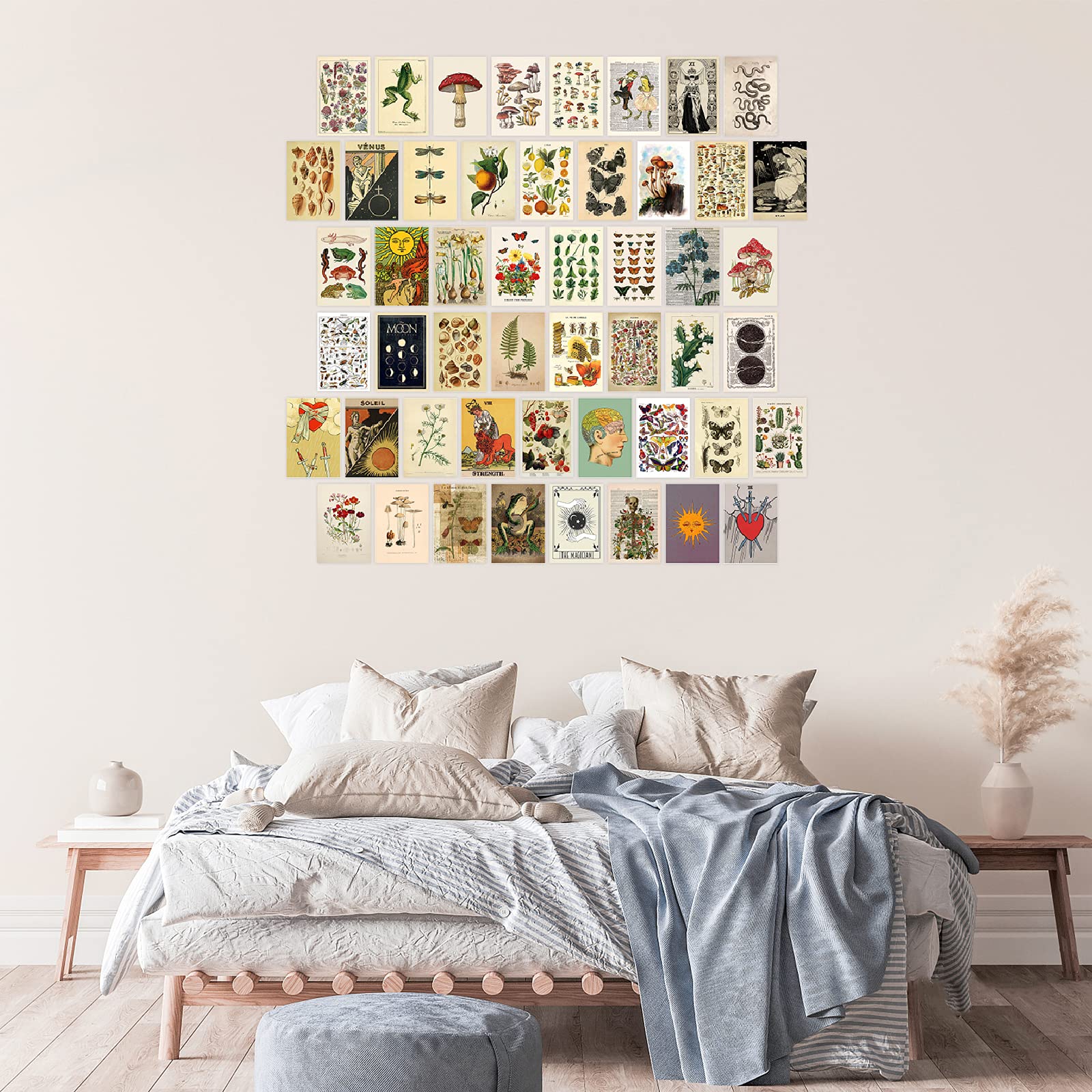 Wall Collage Kit Aesthetic Room Decor, Tarot Posters for Room Aesthetic