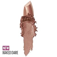 Vista 71 de Maybelline Color Sensational Lipstick, Lip Makeup, Cream Finish, Hydrating Lipstick, Rum Riche, Deep Nude ,1 Count #BLUSHING BUD