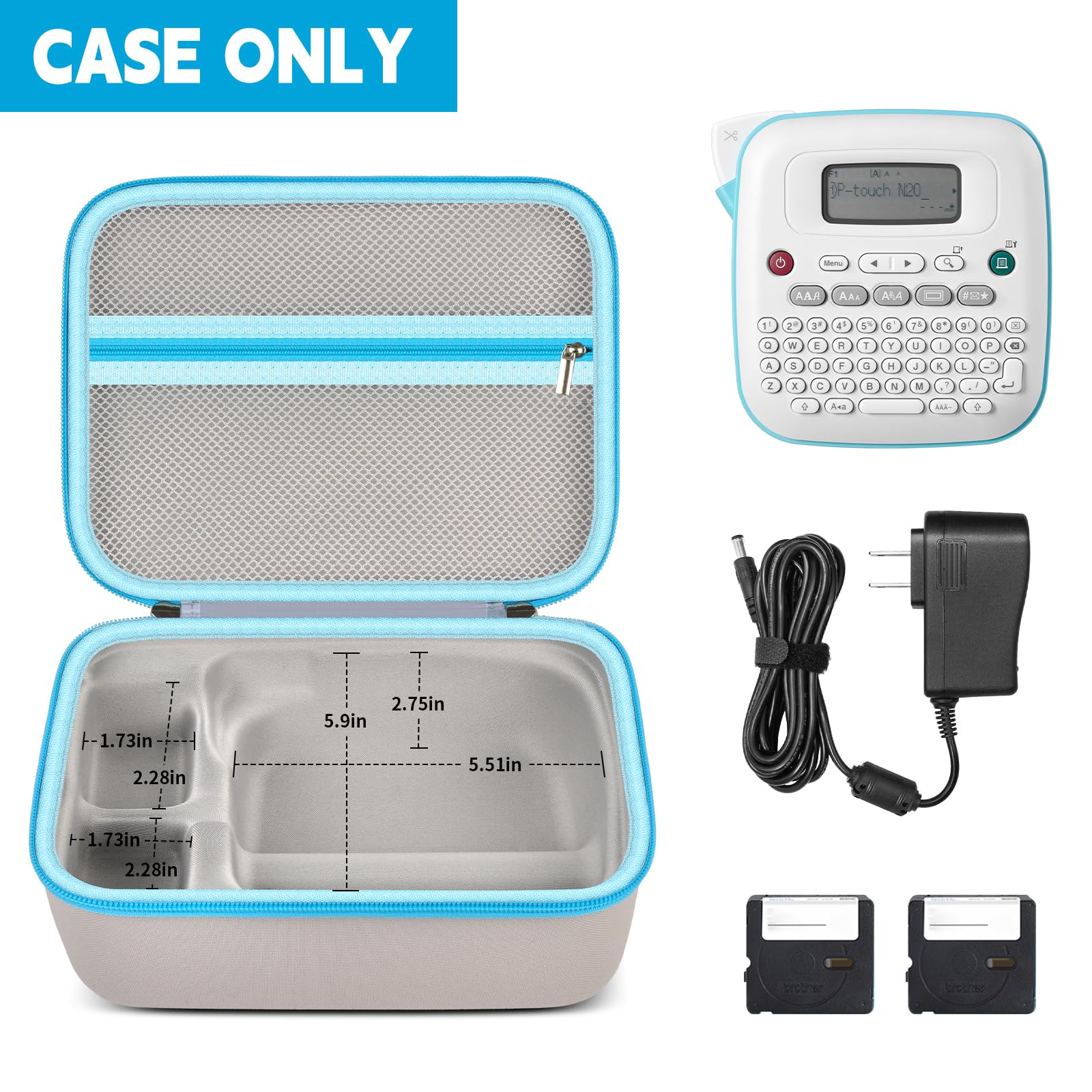 Amazon.com : GWCASE Portable Case for Brother P-Touch PT-N20 /for