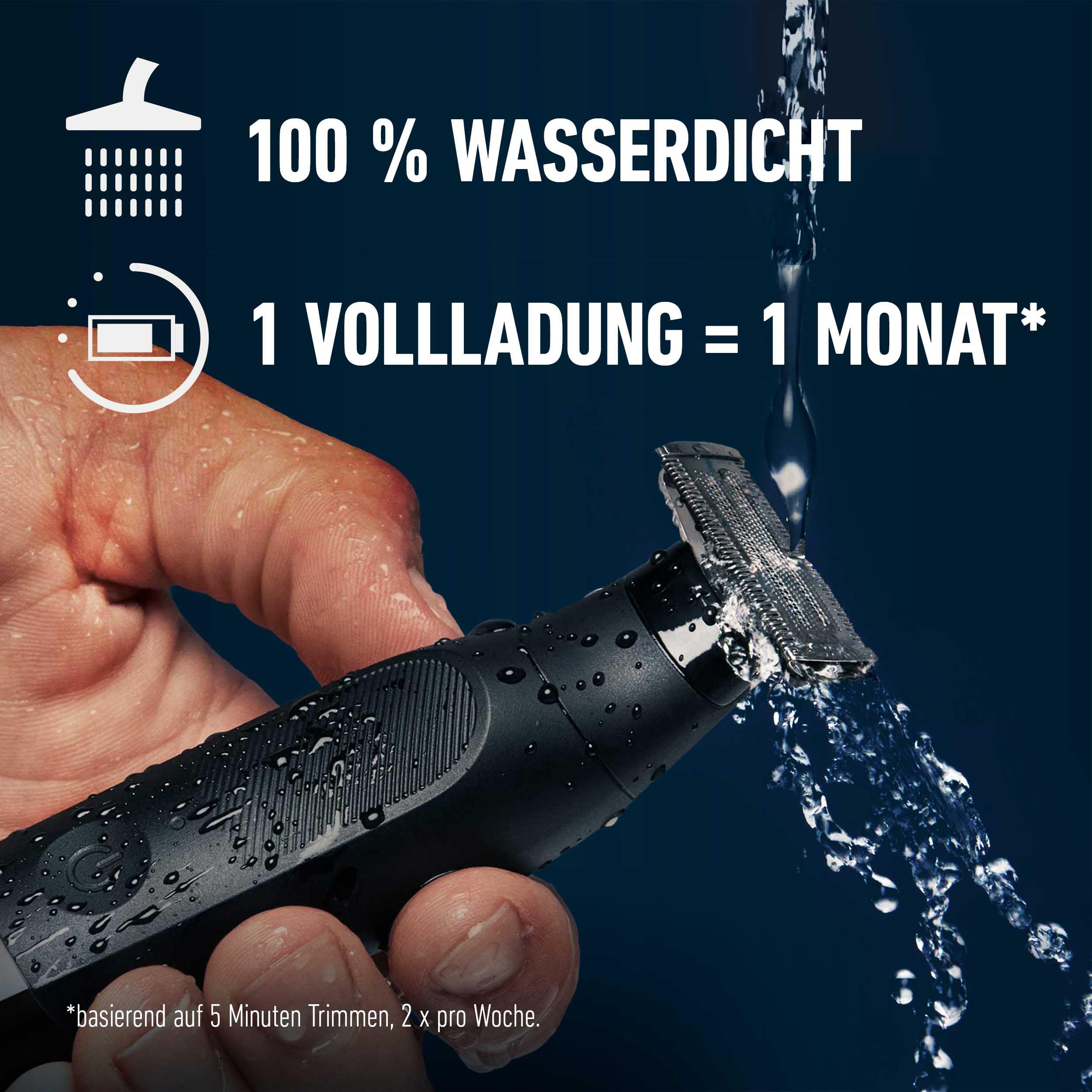 King C. Gillette Style Master Barttrimmer für Herren | Kabelloser Bartrasierer, Trimmer, Elektrorasierer, Wasserdicht, Inkl. 4 Kammaufsätzen, Ladestation Und CenterCut Technologie