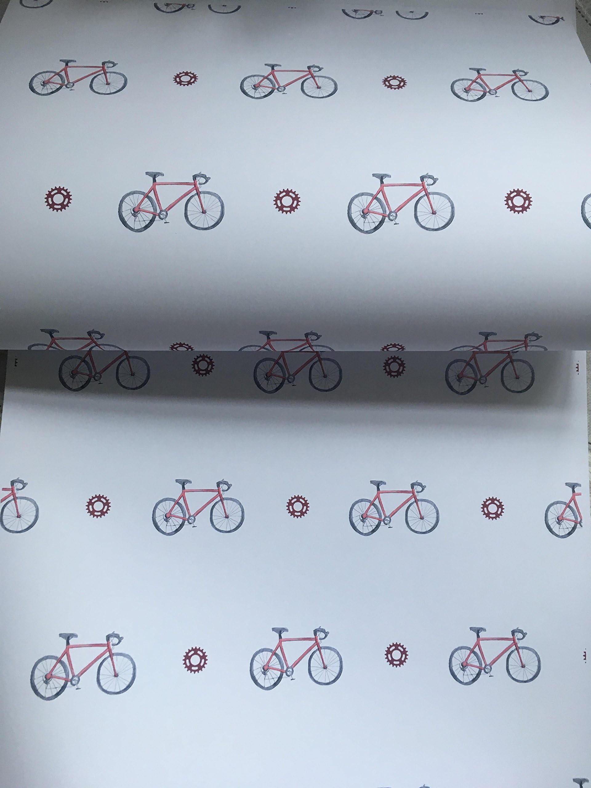 Bicycle,Wrapping Paper, Gift wrap, for Bike Riders, for Smaller Gifts, Read Description