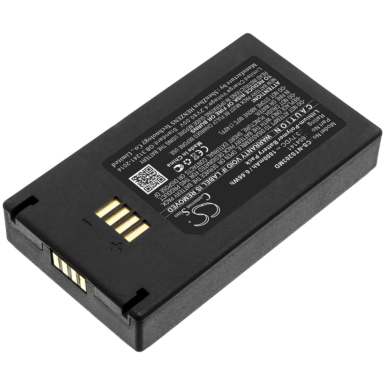 FYIOGXG Cameron Sino Battery for Nova StatStrip Glucose Meter, TPS-2003 PN:Nova 654141 1800mAh / 6.66Wh