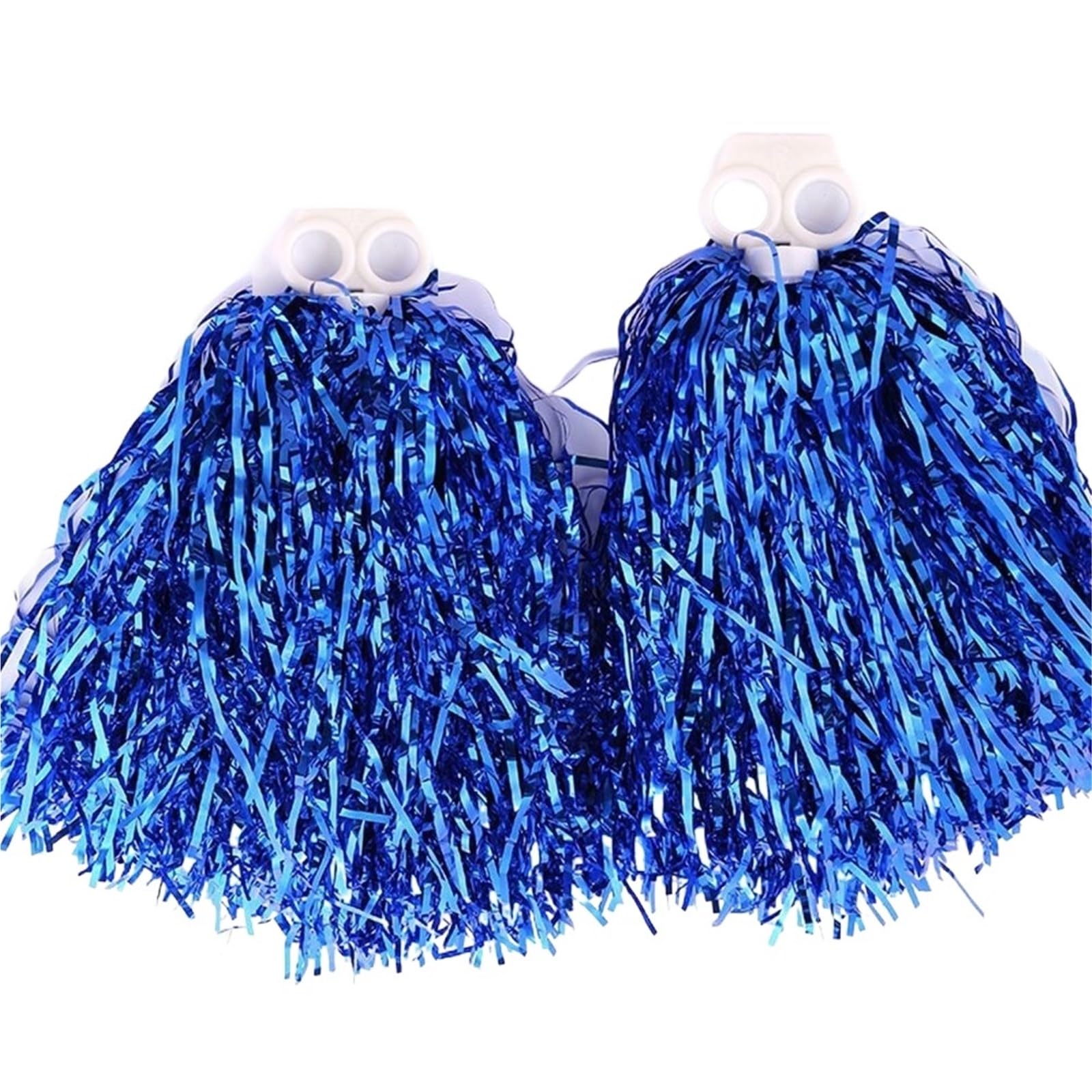 Pompom Fancy Competition Flower Dance Party Decorator Cheerleading Cheering Ball Cheerleader Pompoms for Cheerleaders(1pair Blue)