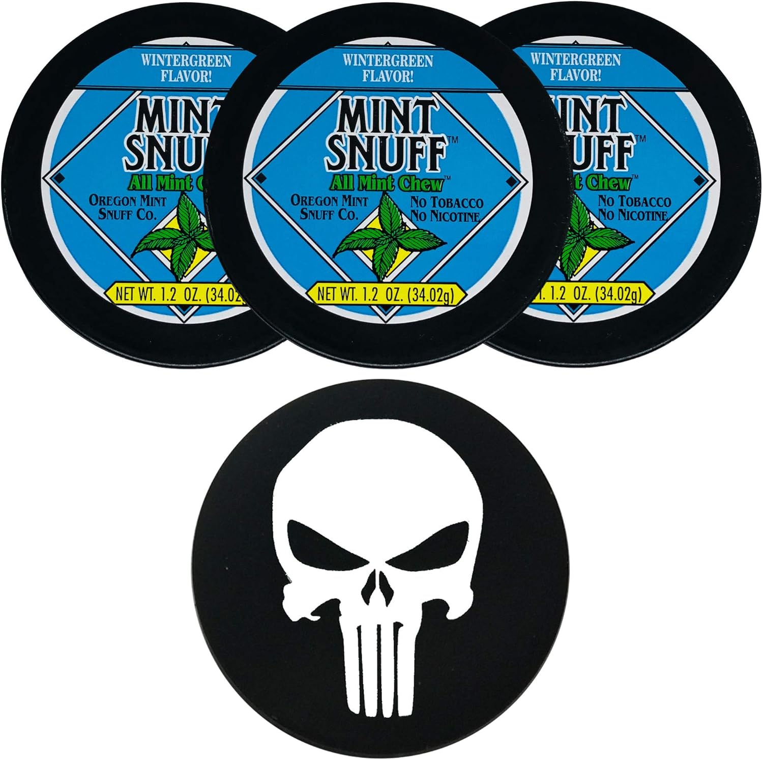 Oregon Mint Snuff Wintergreen 3 Cans with DC Crafts Nation