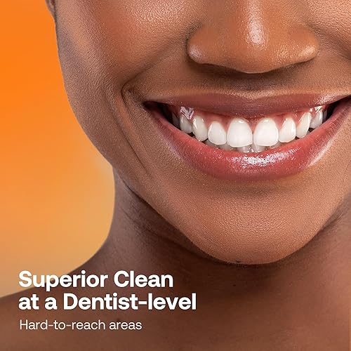 Miniatura 15 de Bitvae R2 - Cepillo de dientes eléctrico giratorio para adultos con 8 cabezales de cepillo, 5 modos de cepillo de dientes recargable con sensor