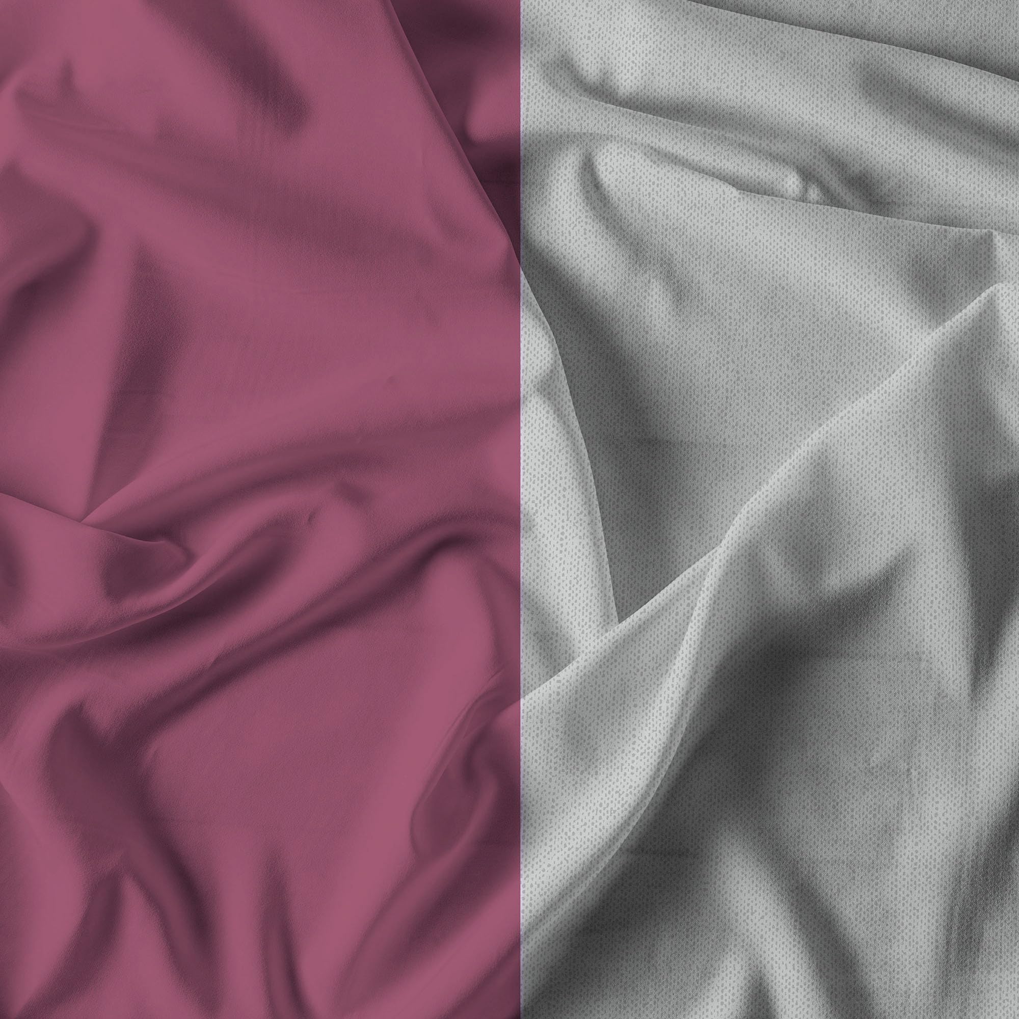 Trendy Chic 100% Cotton Bed Set, Made in Italy, Single, Vinaceous - Image 3