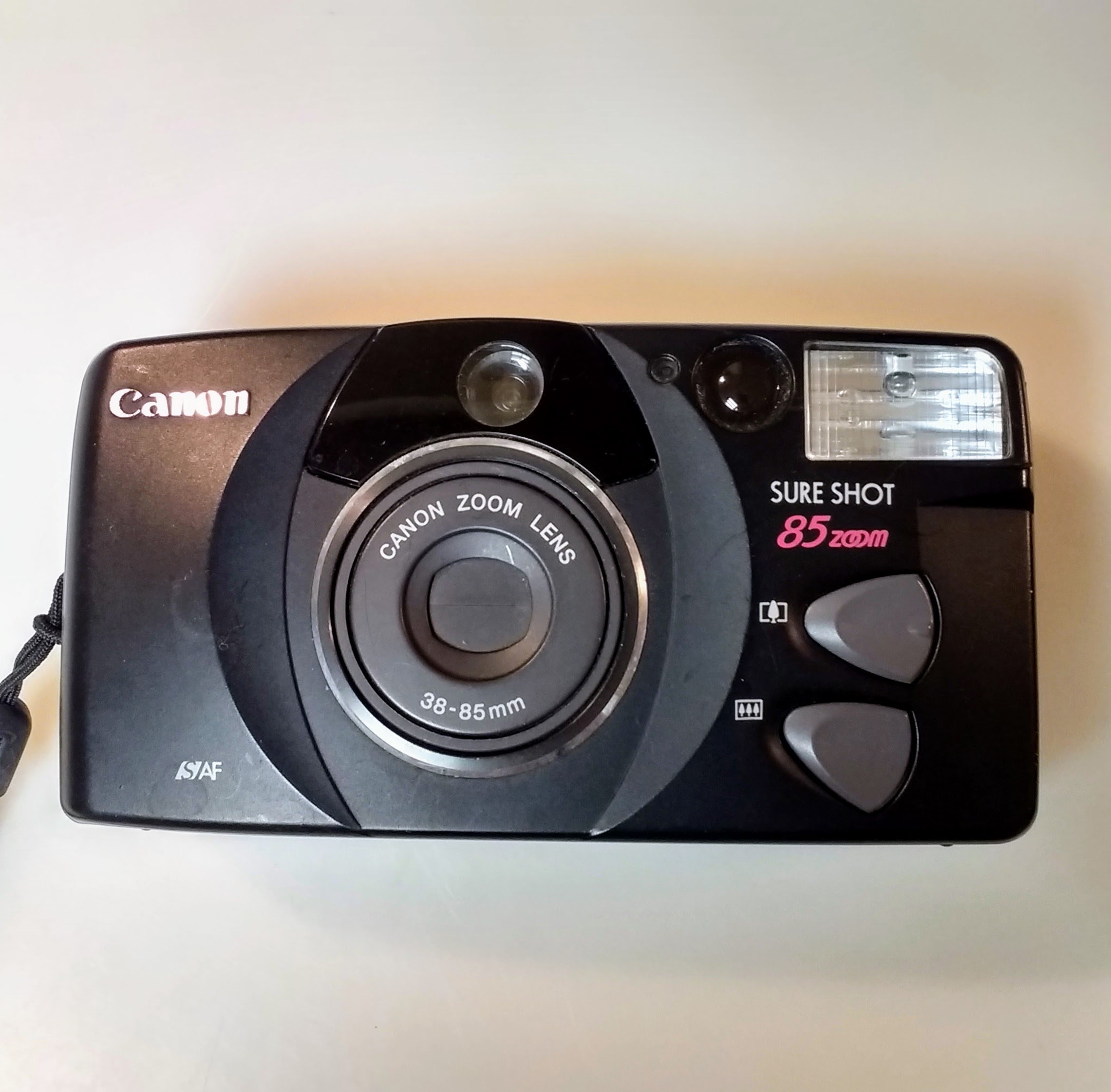 ⌘完動品！ 電池付、作例あり！ Canon SURE SHOT 85 ZOOM⌘ SURE SHOT Zoom 85/Date - Canon Camera Museum