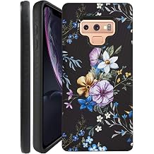 CasesOnDeck Case for Samsung Galaxy Note 9 - Combat Bump and Drop Dual Layer Slim Defender Cover Flowers