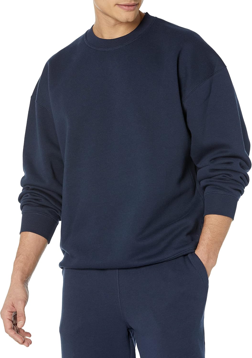 Amazon Essentials Men's Oversized-Fit Crewneck Sweatshirt (Available in Big & Tall)