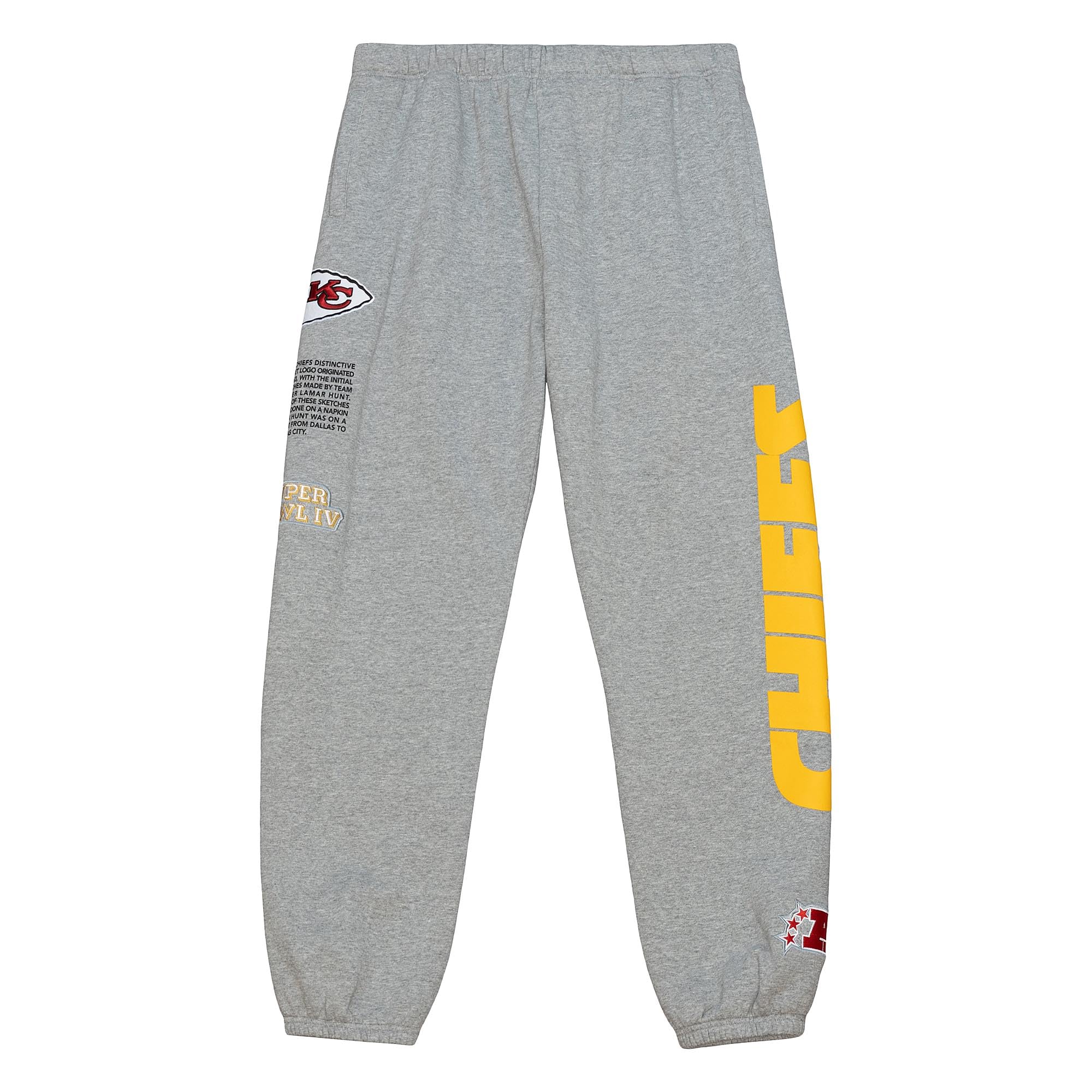 Mitchell & Ness NFL - Pantaloni da jogging in pile Origins Kansas City Chiefs