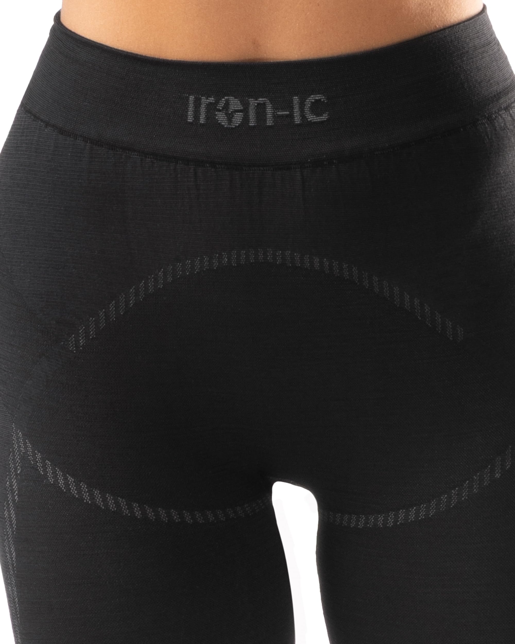 Iron-Ic - Leggings Tecnici Donna Merino 40 Seamless Termoregolanti e Traspiranti EXPYRA Light - Fitting Comfort - Art. 610869