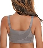 Front Closure Posture Bra Back Support Unpadded Wireless Support Everyday