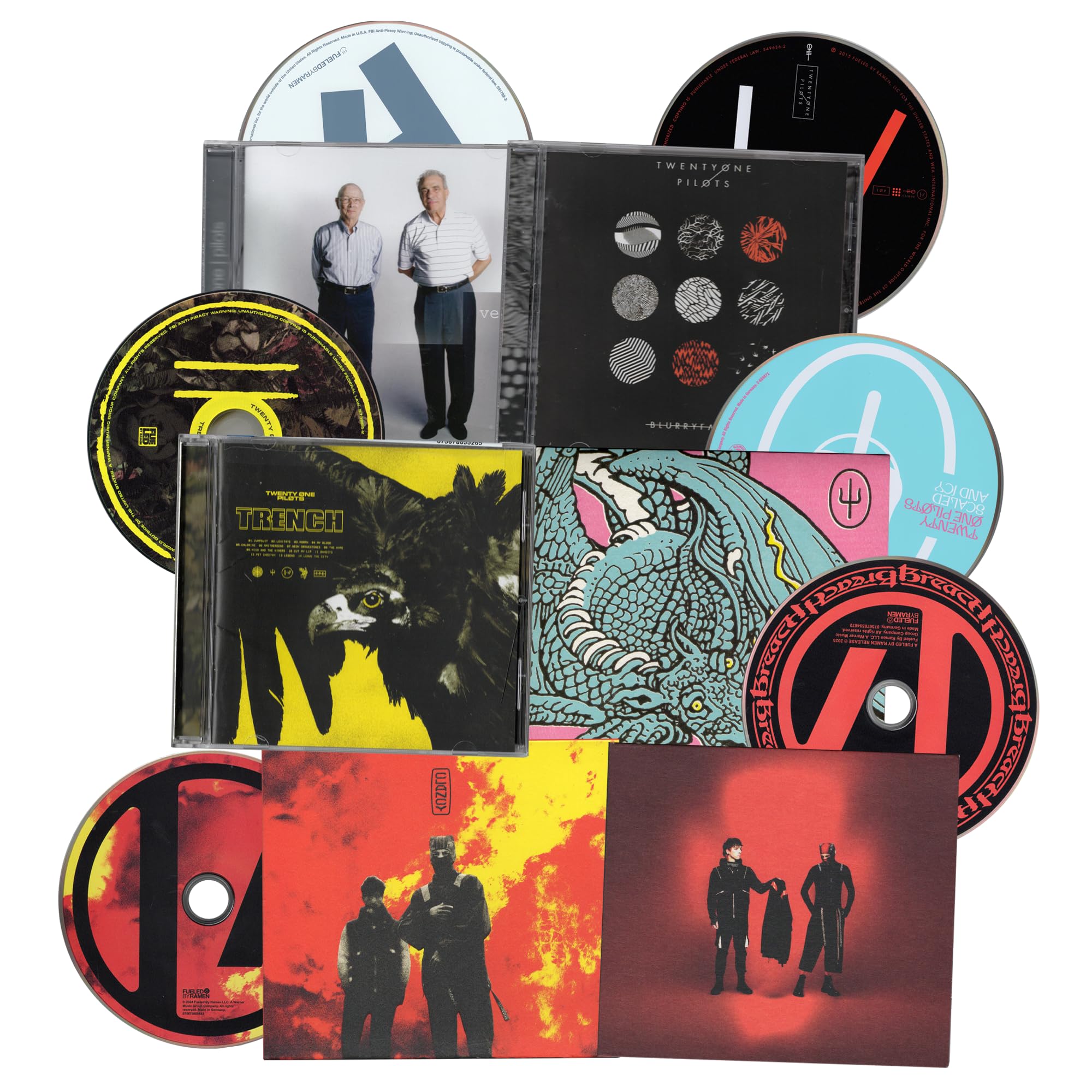 Twenty One Pilots 21 Complete Discography Vessel / Blurryface / Trench / Scaled & Icy / Clancy / Breach