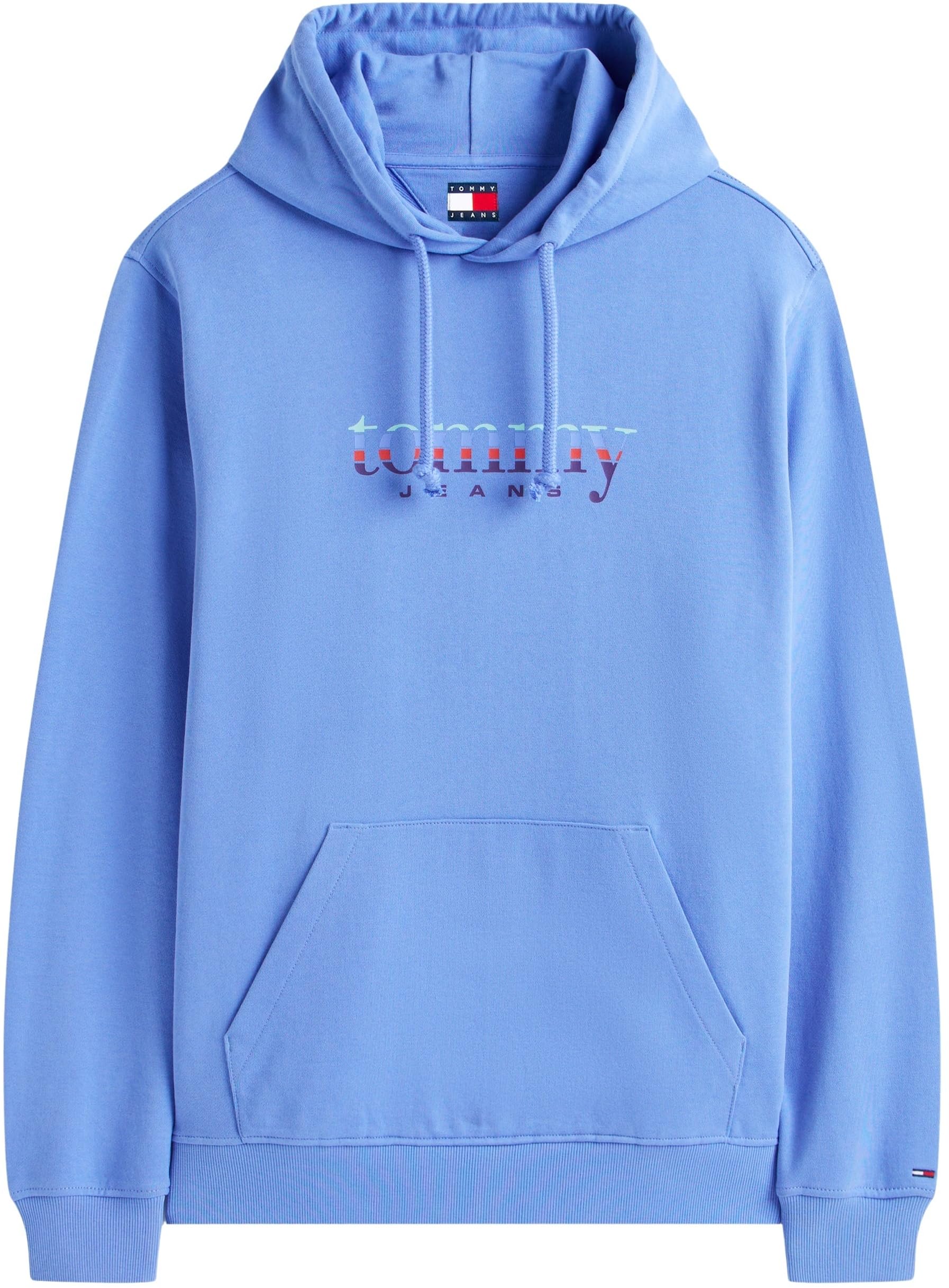Tommy Jeans Tjm Reg Entry Dna Play Hood Dm0dm22642 Felpa con Cappuccio Unisex - Adulto (Pacco da 1)