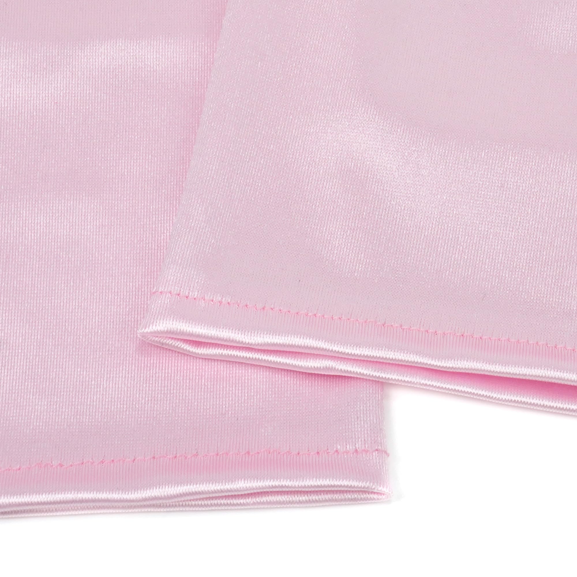 Nackiy Long Black Opera Gloves for Women, 1920s Satin Stretchy Elbow Length Party Gloves Costumes Bridal, 20inch