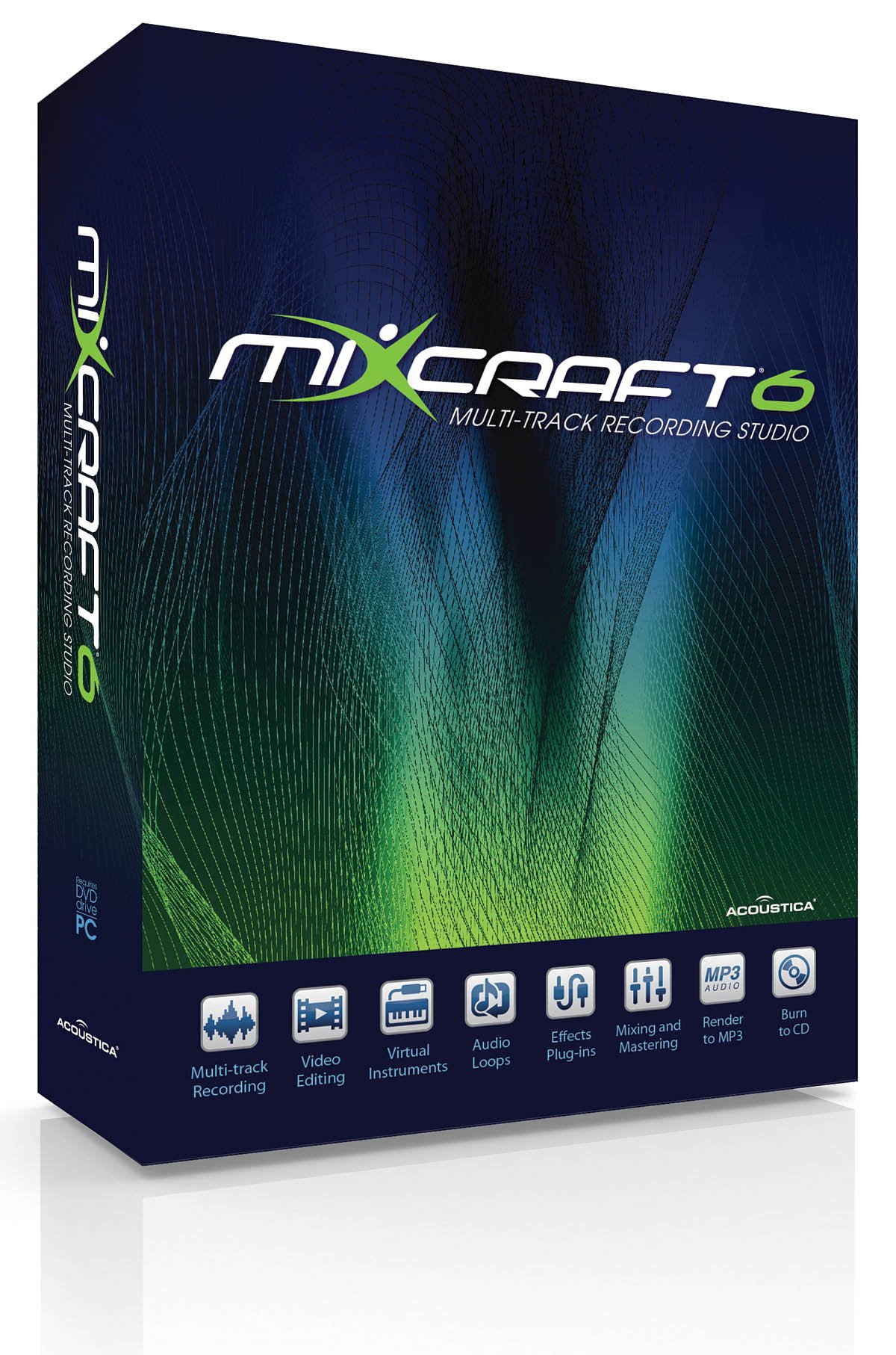 Acoustica Mixcraft 6 AC86346 Multi Track Recording Studio