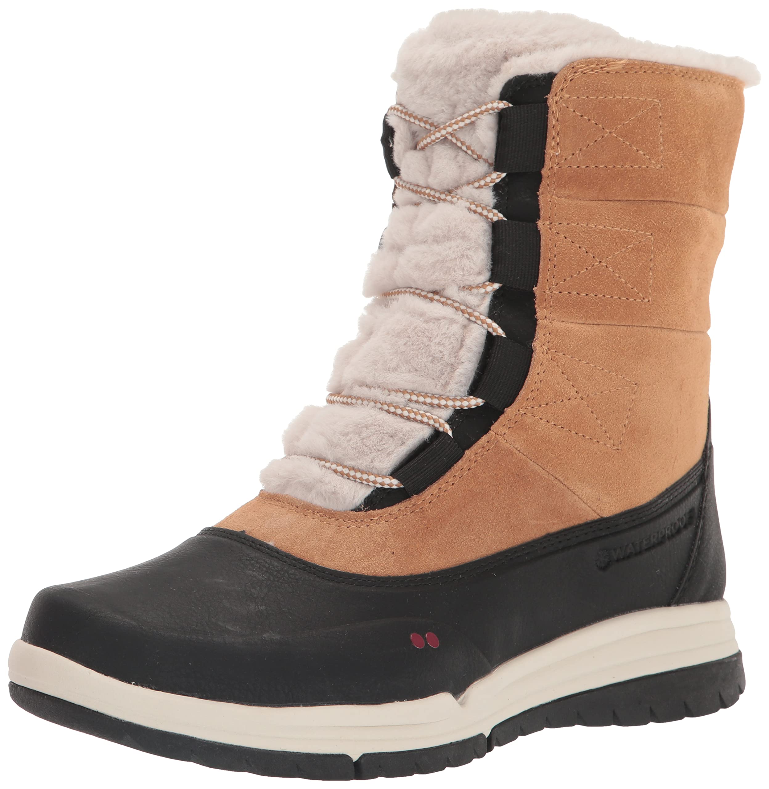 Ryka Women's All Access Snow Boot Black/Tan 9 M