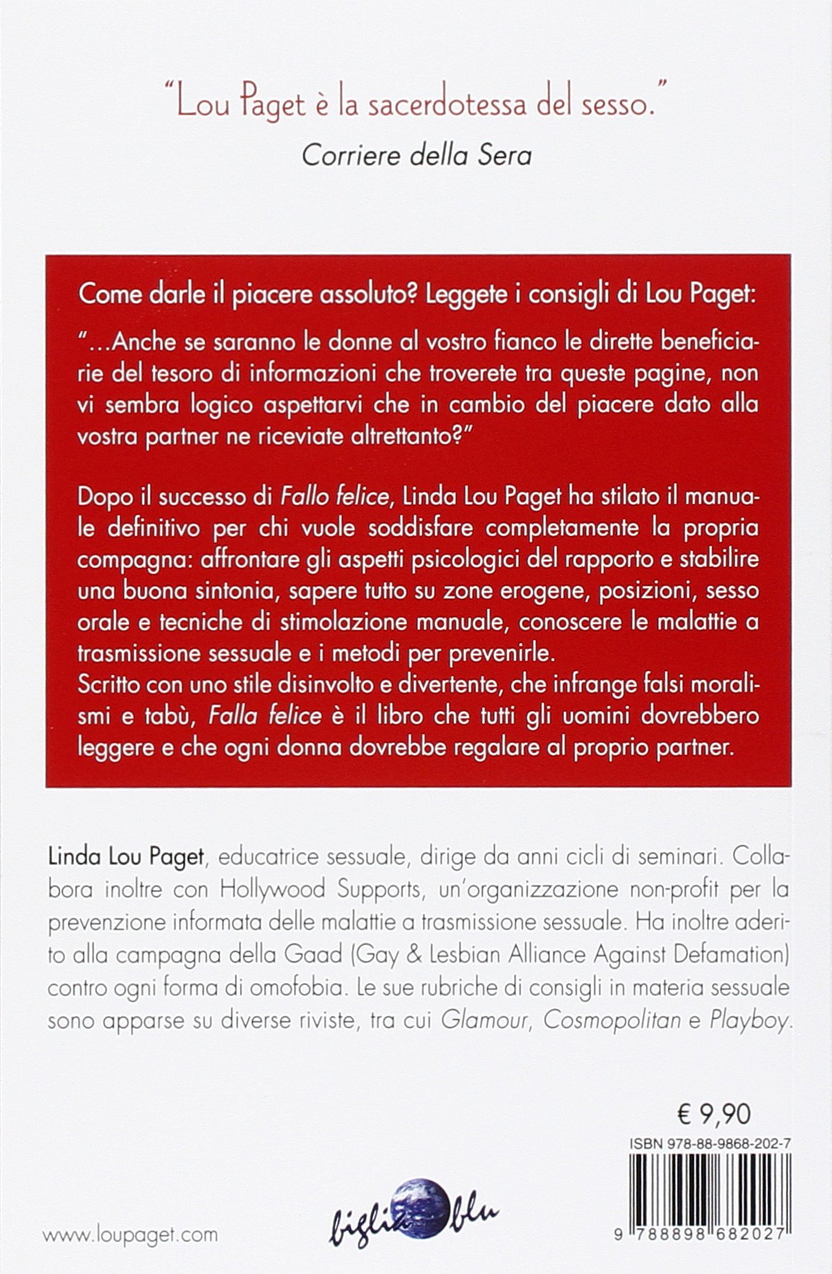 Falla felice. Piacere assoluto per lei