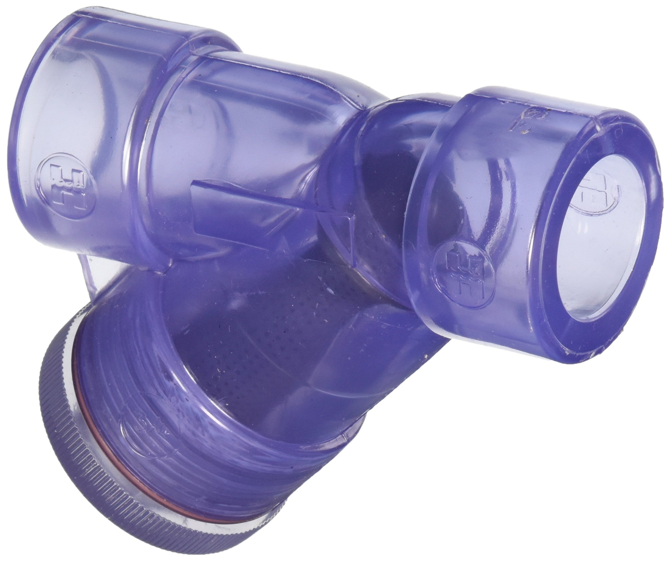 Hayward YS00075S - Filtro a Y in PVC trasparente da 3/4 di pollice con guarnizioni O-ring FPM