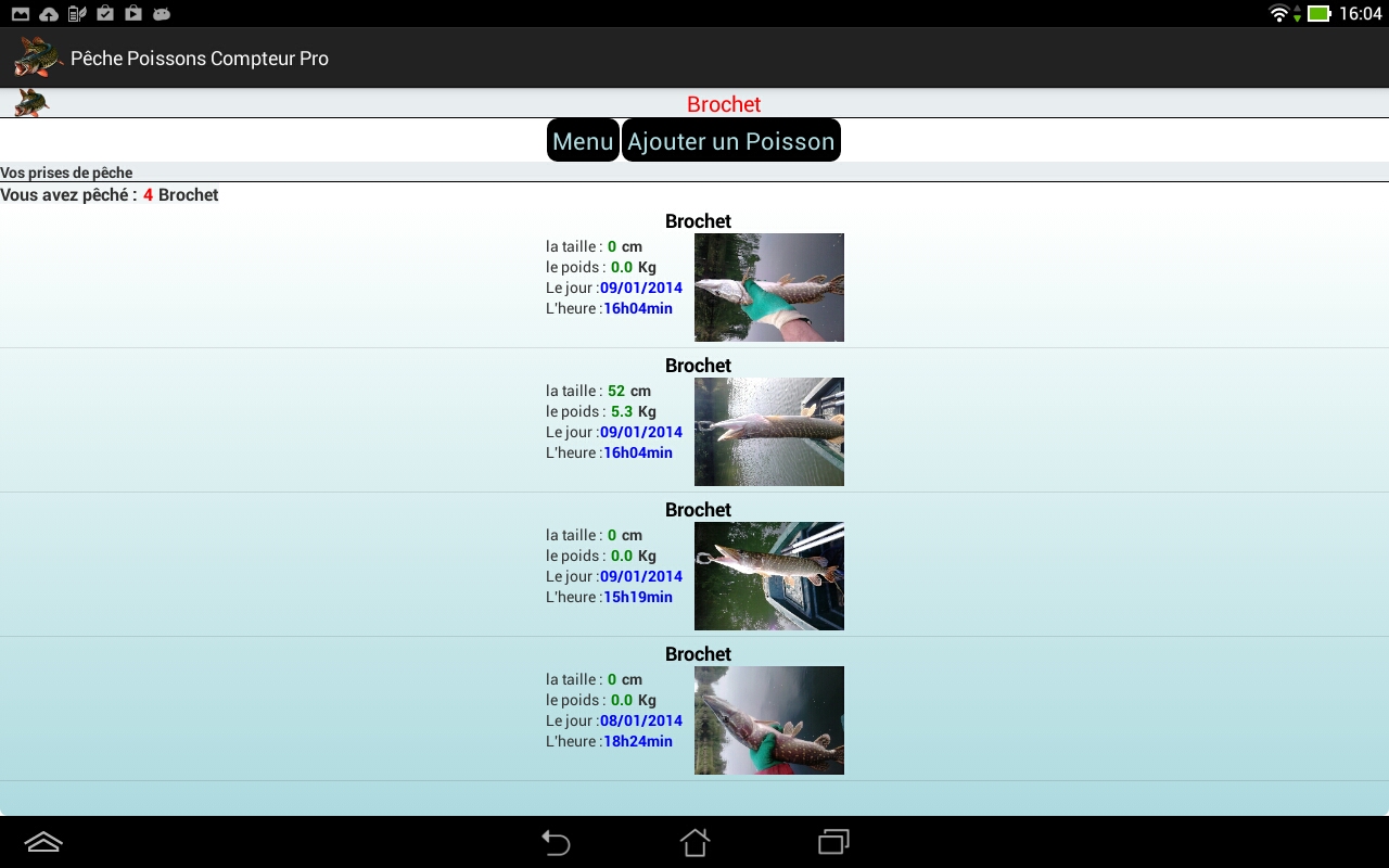 Fishing Book Fish Counter - App on Amazon Appstore