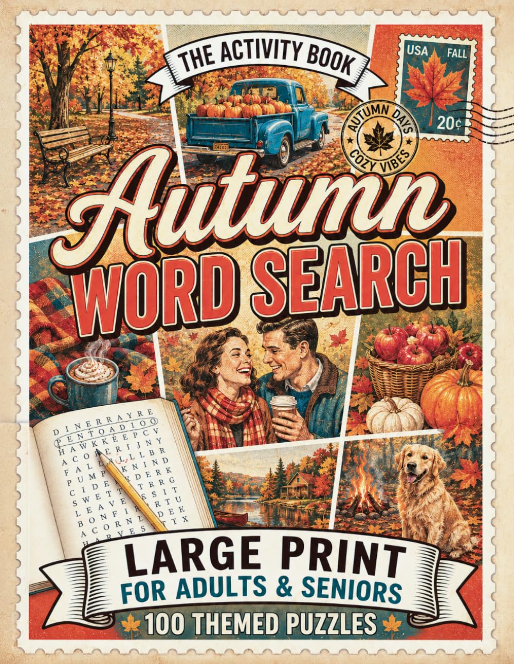 Autumn Word Search Book for Adults & Seniors: VOL 1: 100 Large Print Wordsearch Puzzles for Relaxation this Fall - Word Find (Word Find Books For Adults)