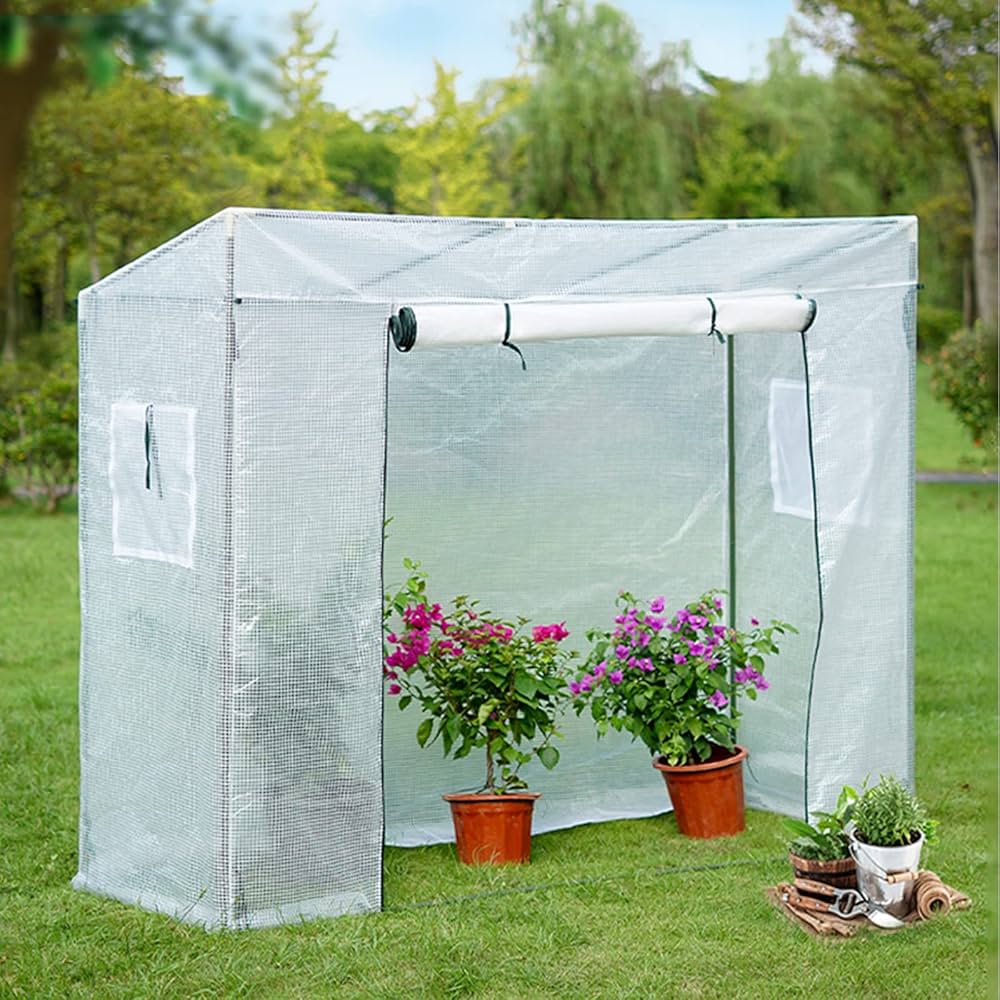 ビニールハウス 温室 家庭用 植物 6段 園芸 屋外 雨よけ 虫よけ 工事不要 楽天市場】ビニールハウス ビニール温室 植物の温室 6段 家庭用