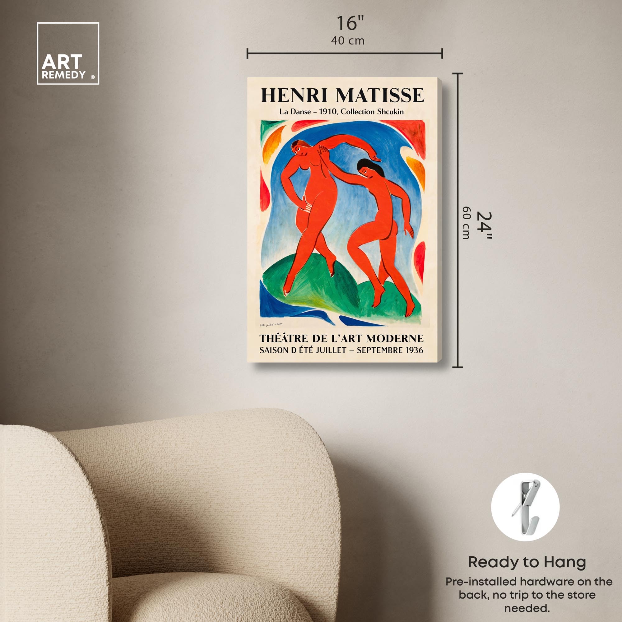 Art Remedy Dance by Henri Matisse Leinwand-Kunst-Sammler-Poster, Galerieverpackung, 40,6 x 61 cm