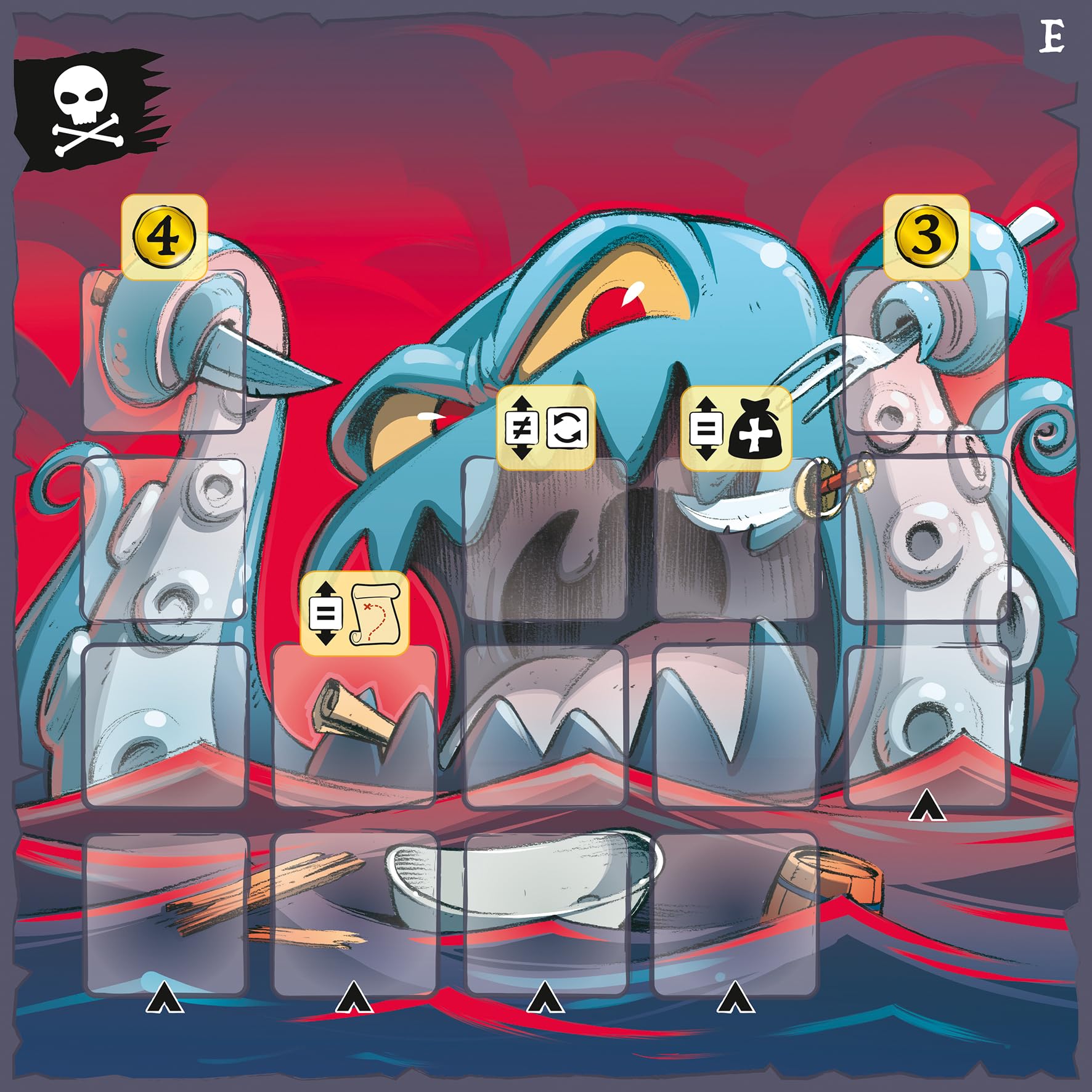 Asmodee Captain Flip - In den Fängen des Kraken