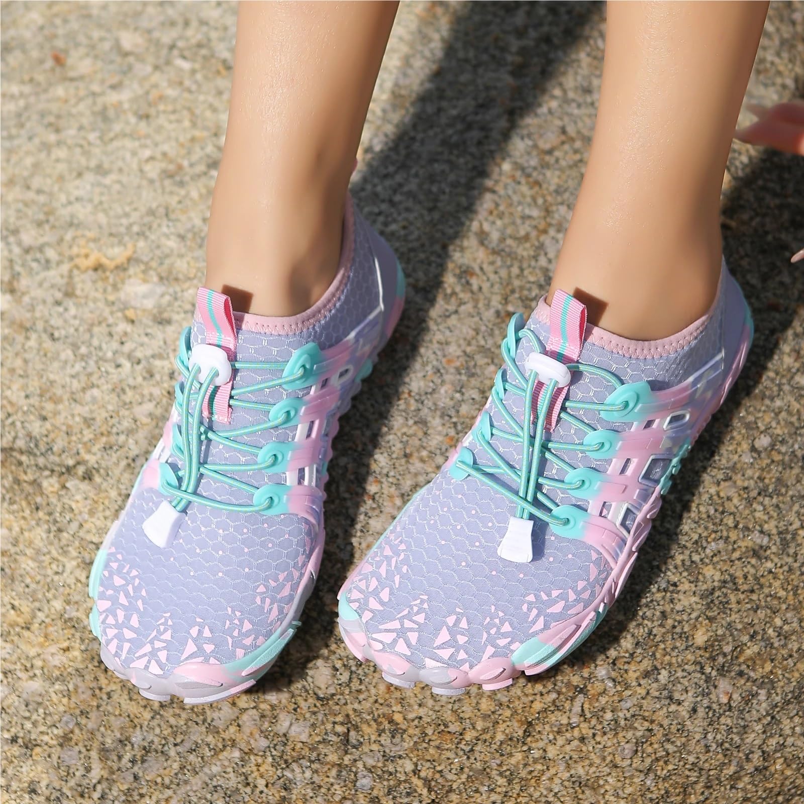 Zapatos De Agua Zapatos de natación acuáticos for mujer, zapatos descalzos de playa de secado rápido, zapatos ligeros antideslizantes for senderismo acuático, zapatos de natación acuáticos Para Surfea