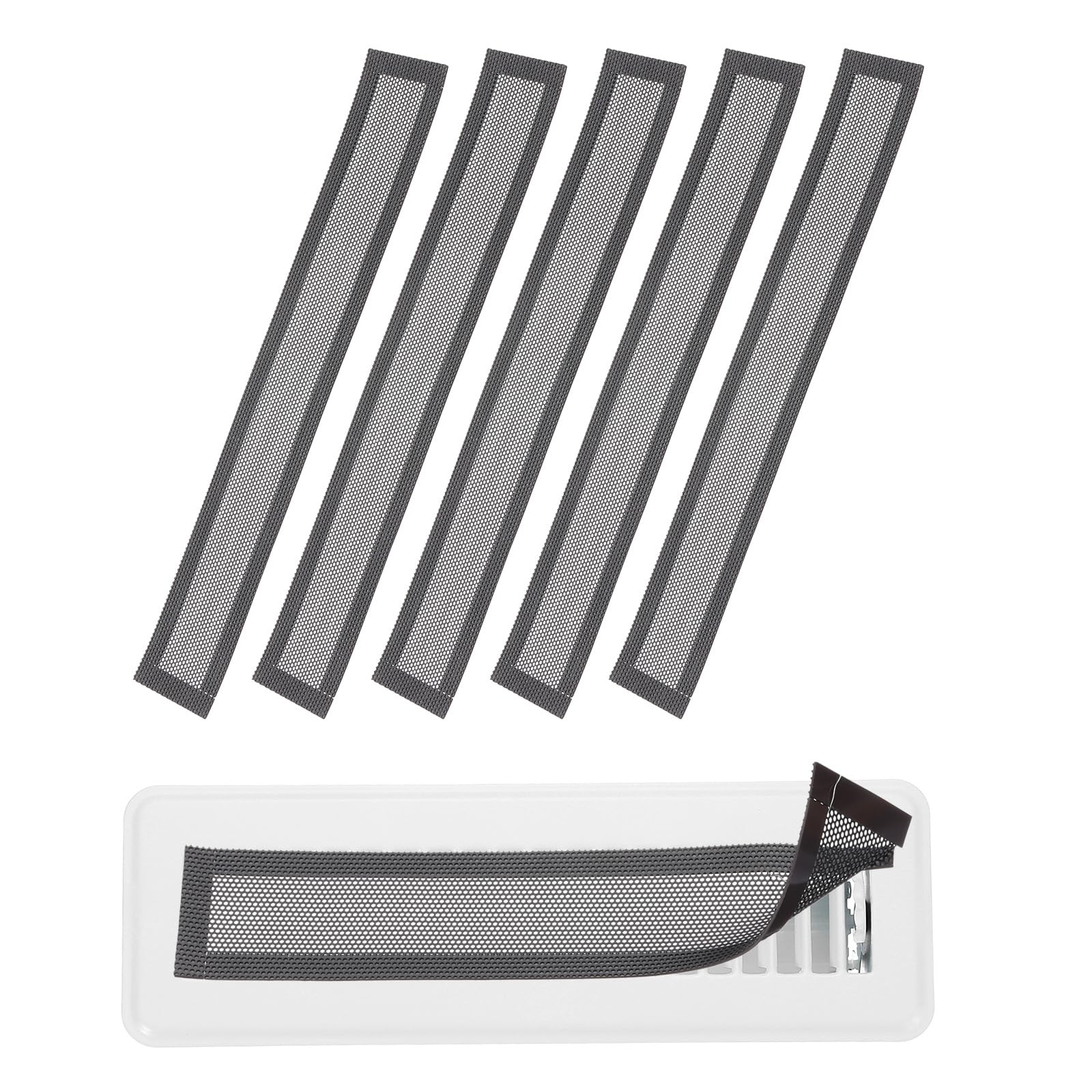 YOKIVE 6 Pcs Magnetic Floor Vent Covers, Floor Register Cover PVC Mesh Air Vent Screen Filters, Great for Home Floor Wall
