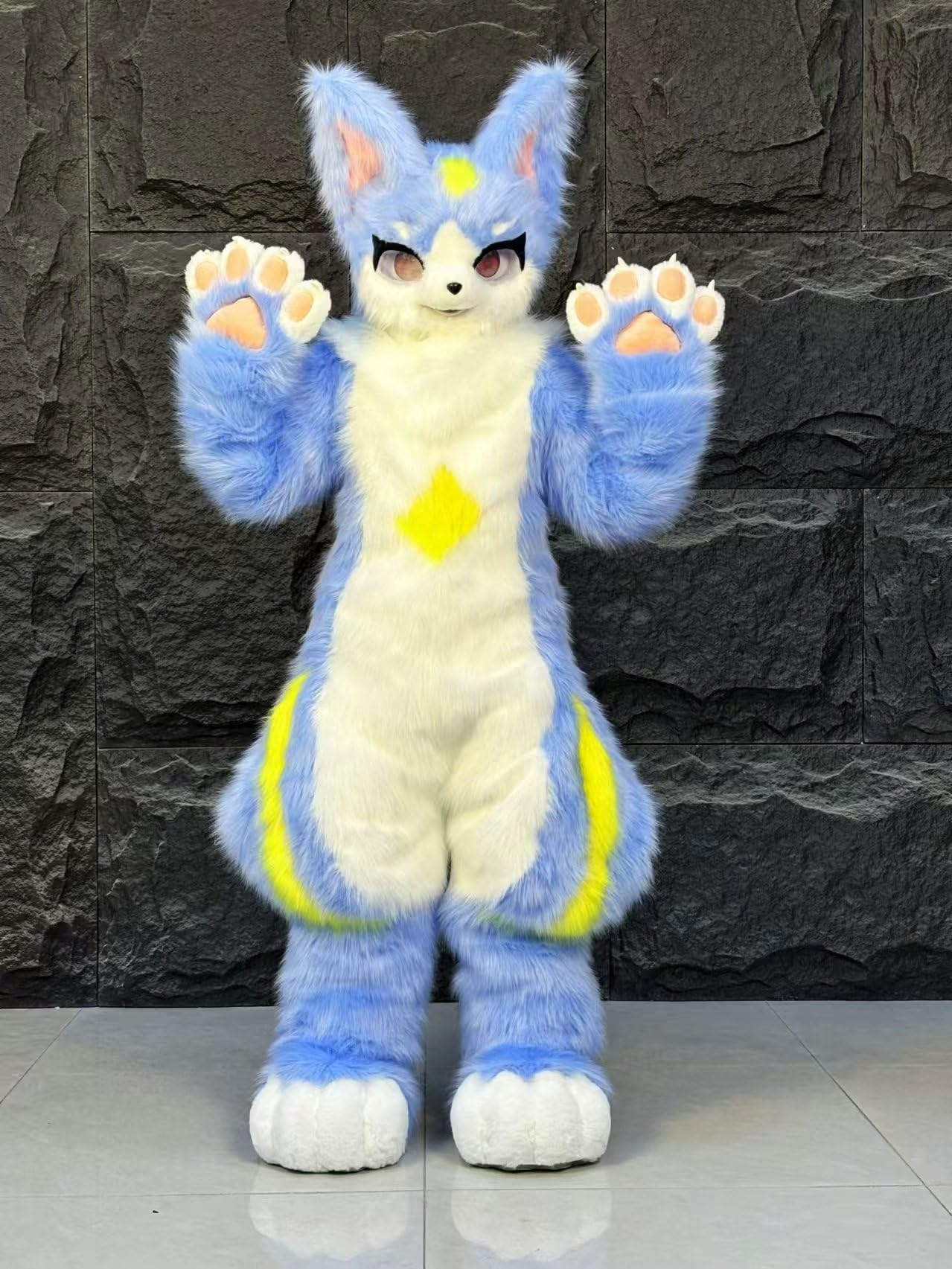 Furry Fursuit kostium do odgrywania ról, futrzany kostium maskotka, na imprezę przebranie na karnawał