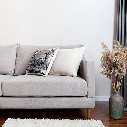 Miniatura 4 de 3dRose Mad Hatter Vintage Alicia en el país de las maravillas Tea Party - Funda de almohada, 16 x 16 pulgadas (pc_110204_1)