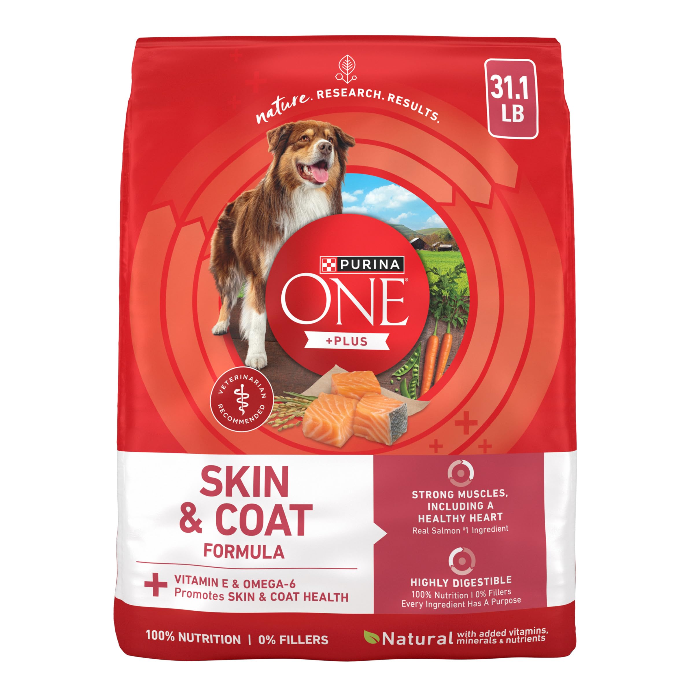 Purina ONE Natural Sensitive Stomach Dry Dog Food plus Skin and Coat Formula
