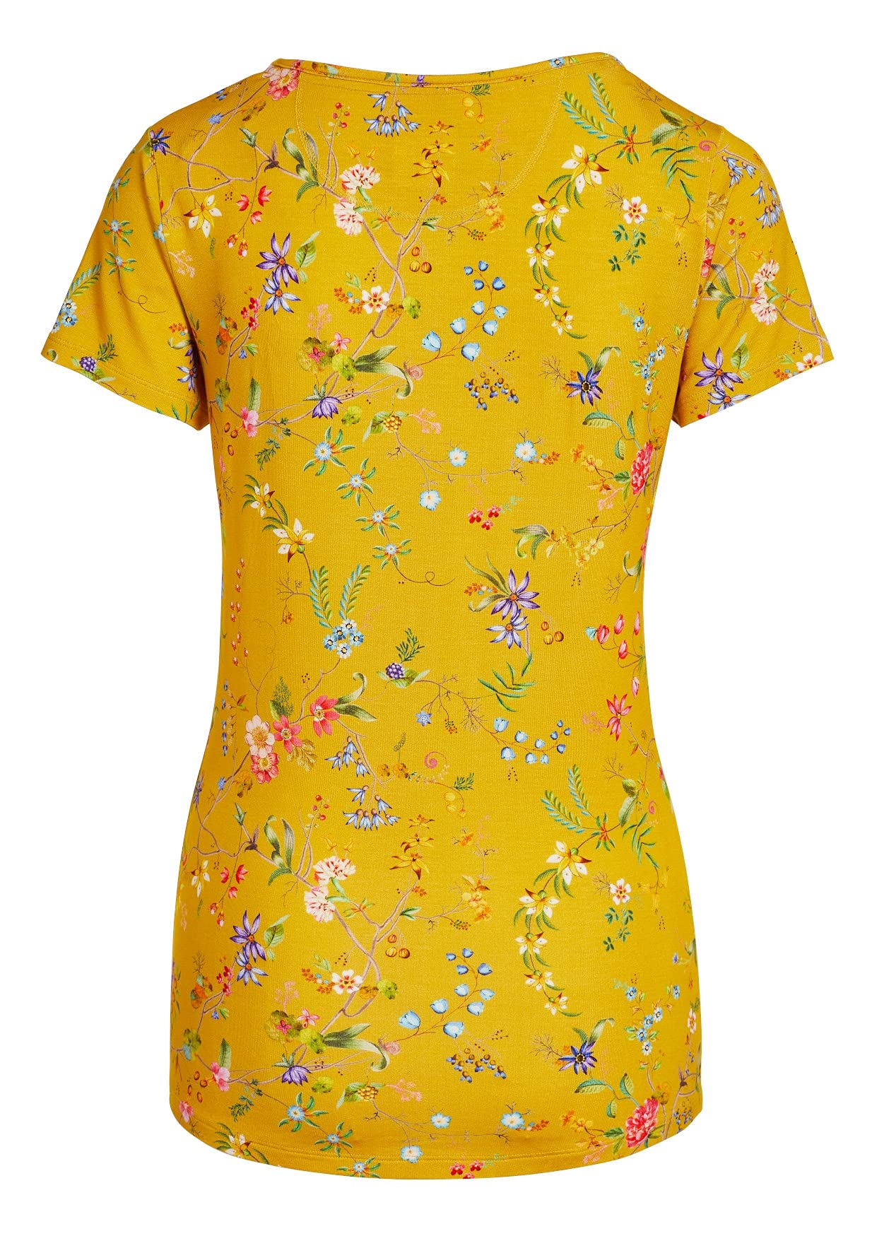 PIP Studio Tilly Kurzarm Top Petites Fleurs | gelb - S