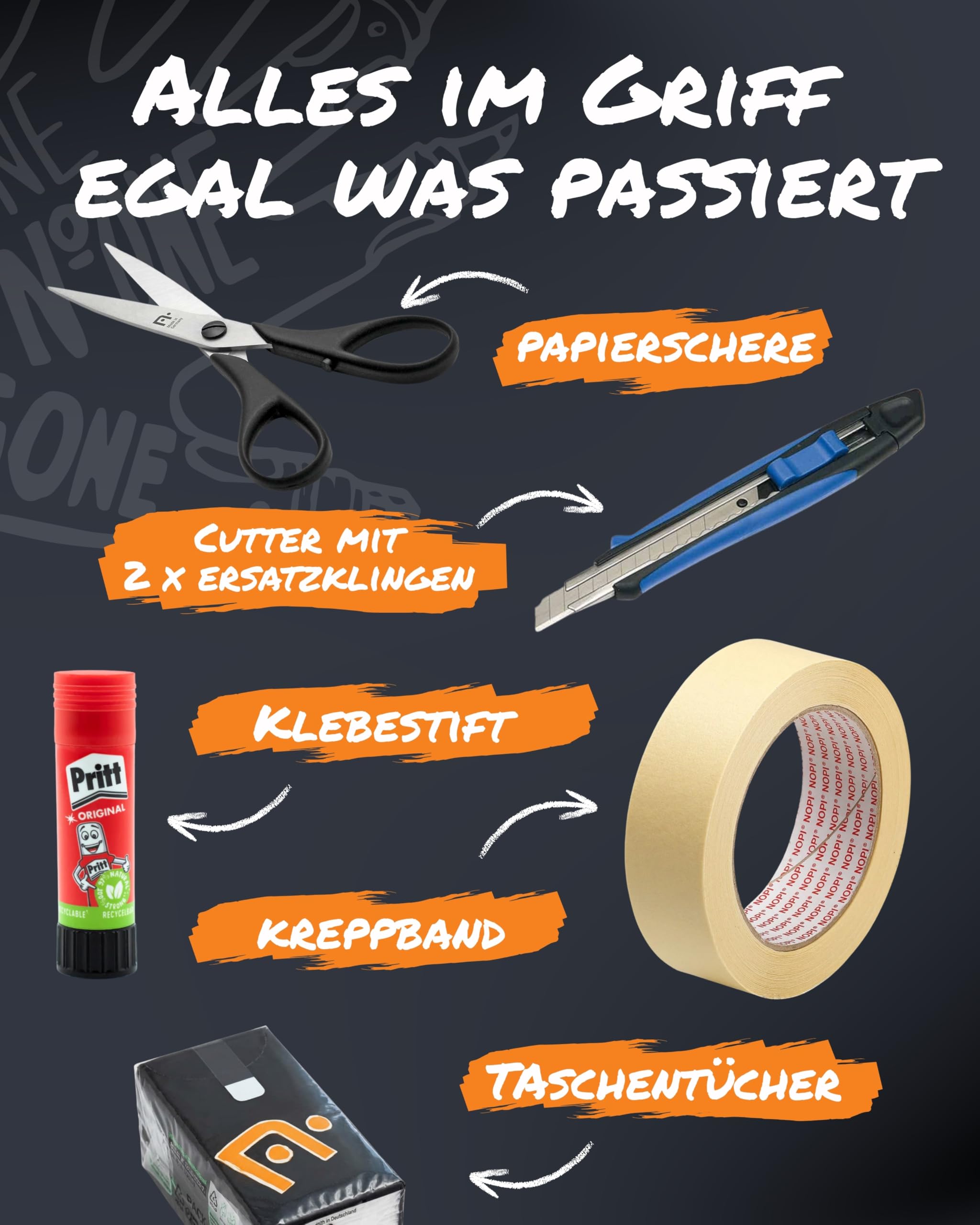 Neuland ModCase Moderationskoffer mit Inhalt I Präsentationskoffer mit 500 Moderationskarten, 25 Flipchart Markern & mehr I Aluminium Koffer inkl. Flipchart Zubehör Set für Workshops & Trainings