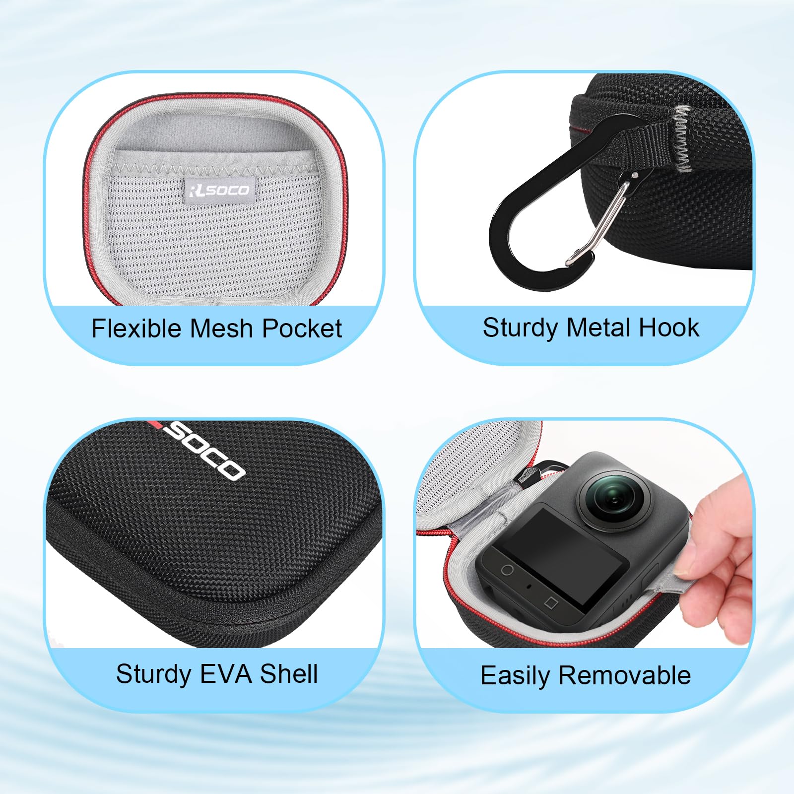 RLSOCO Custodia per DJI Osmo 360 Combo Standard fotocamera 360