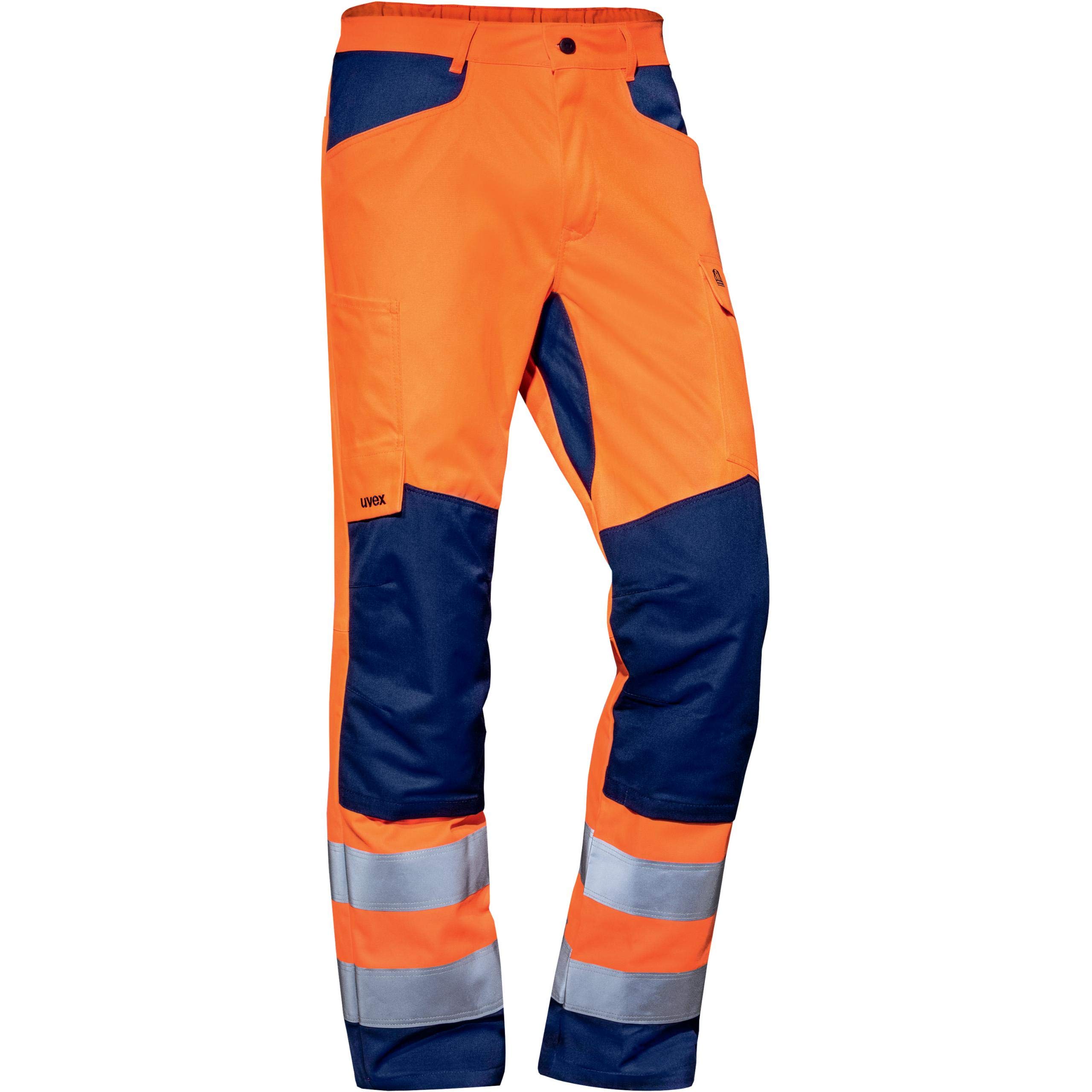 Uvex Suxxeed Construction - Orange Herren-Arbeitshose - Warnschutz 52