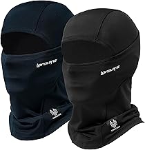LONGLONG Balaclava Ski Mask Moisture Wicking Full Face Mask Windproof Warm Double Layers Winter Skiing Men Women