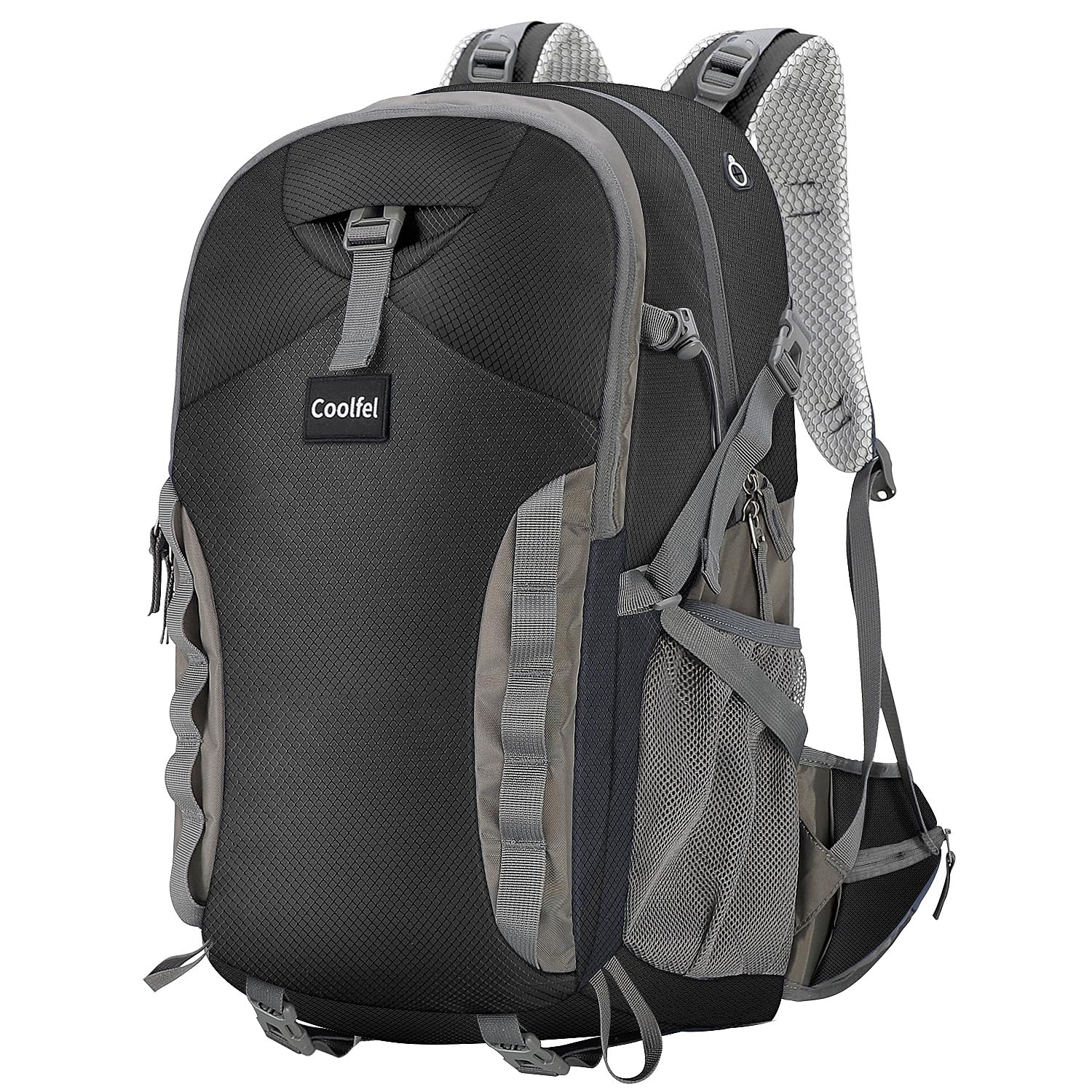 Zaino Trekking 40L, Ultraleggero Impermeabile Zaino da Viaggio con Copertura Antipioggia per Escursione Escursionismo Campeggio, Uomo e Donna