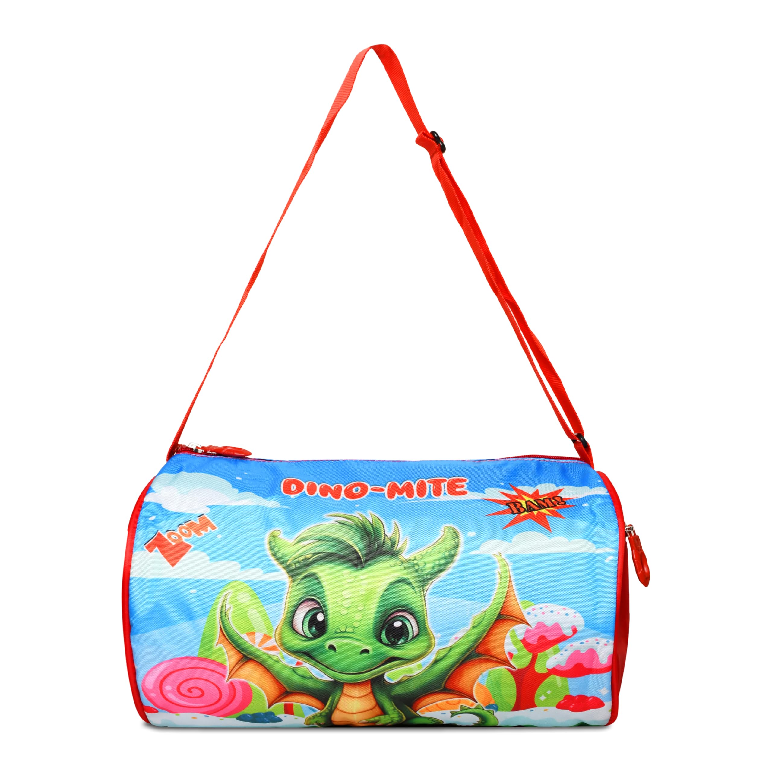 stylbase Multicolor Polyester Kids Duffle Bag Stylish Travel Bag – Gym Dance Swimming Picnic Sports Bag for Girls and Boys – Lightweight, Durable Kids Gym Bag-picture-16