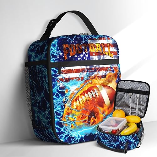 Miniatura 15 de Bolsa de almuerzo de videojuegos para niños y niñas, reutilizable, aislada, para la escuela, impermeable, a prueba de fugas, portátil, para niños,