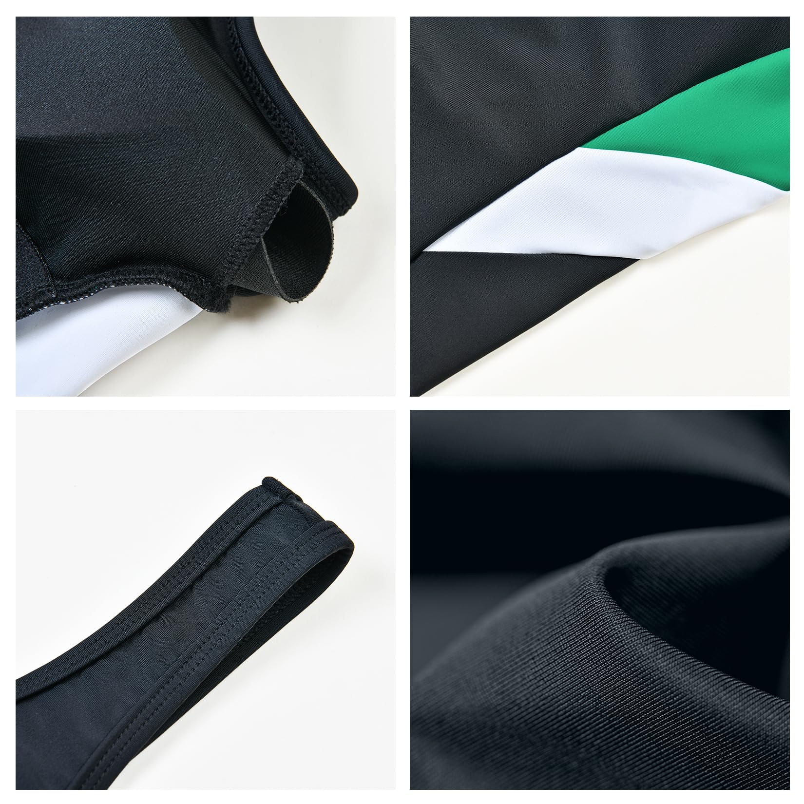 Veranobreeze Costume da Bagno da Donna Costume da Bagno di Un Pezzo Nero Atletico Costume da Bagno Modesto
