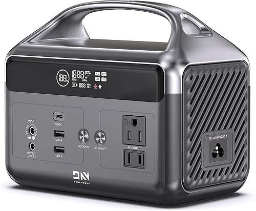 DaranEner Portable Power Station 60,000mAh, 192Wh LiFePO4 Battery Backup w/2