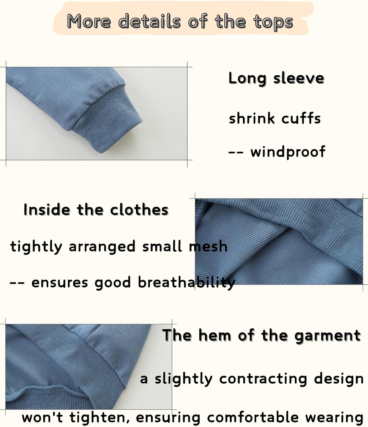 Toddler Boy Clothes Long Sleeve Sweatshirt & Pants 2Pcs Fall Winter Outfits Baby Boys' Clothing Sets - Image 3