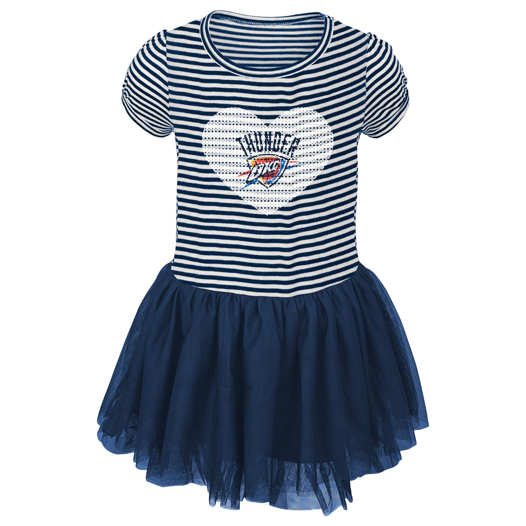 Outerstuff NBA Toddlers Girls (2T-4T) Oklahoma City Thunder Tutu Dress, 3T