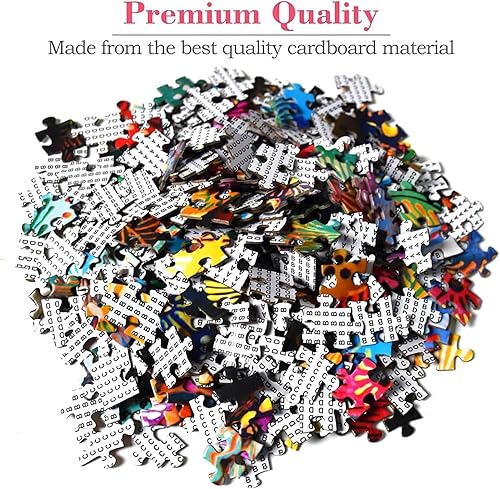 Vista 3 de HUADADA Rompecabezas para adultos de 1000 piezas, huevo de Pascua, rompecabezas de 1000 piezas para adultos y niños, rompecabezas educativo de huevo