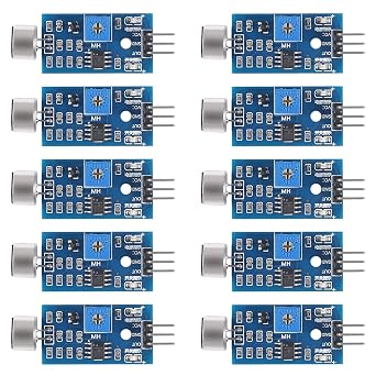 Alinan 10pcs High Sensitivity Sound Microphone Sensor Detection Module for AVR PIC