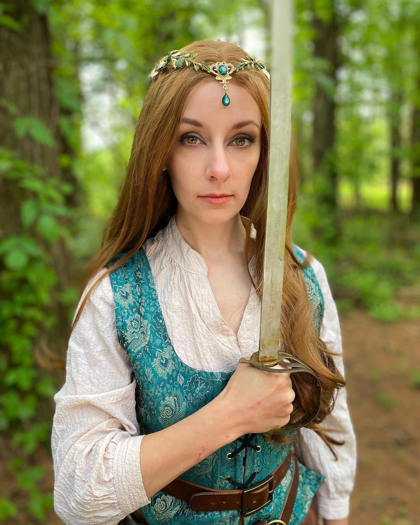 Amazon.com: MOSTORY Woodland Elf Flowr Crown - Handmade  display picture 1