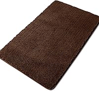 Vista 268 de Yeaban Juego de alfombras de baño verde manzana 2 piezas (20" x 32" y 17" x 24"), tapetes de baño de felpilla gruesa Alfombras de baño absorbentes